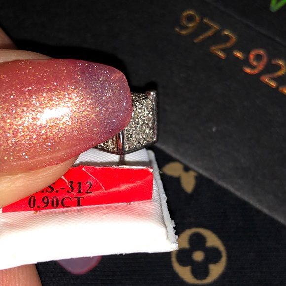 .90ct Real Diamond cube earrings CERTIFIED REAL !! - Picture 9 of 10